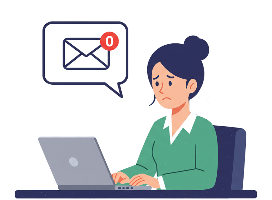 問い合わせが少ない イメージ画像