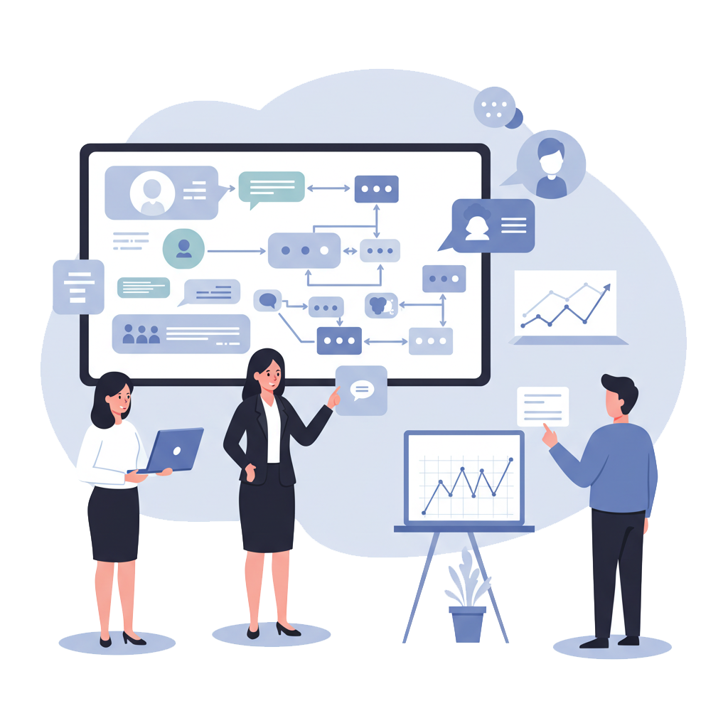 対話設計から効果改善までを支援 イメージ画像